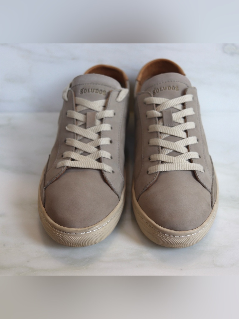 Soludos Ibiza sneaker Taupe leather, natural materials, granola, summer, casual